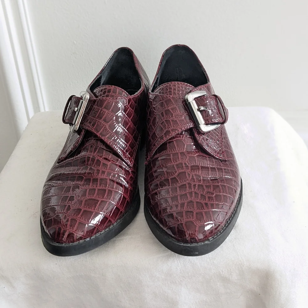 Patent leather loafers by Aldo